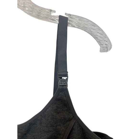 Nursing Bra Clip-Down Straps Hook Closure Size XXL Gray Breastfeeding - Picture 5 of 8